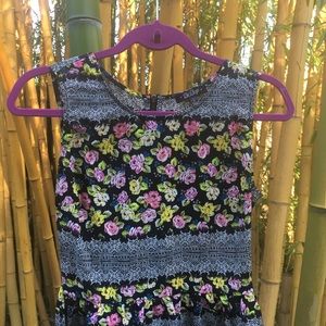 BeBop California Floral-Tribal Sundress
